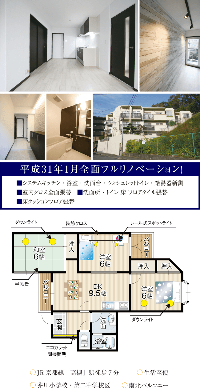 サンヴェール高槻間取り