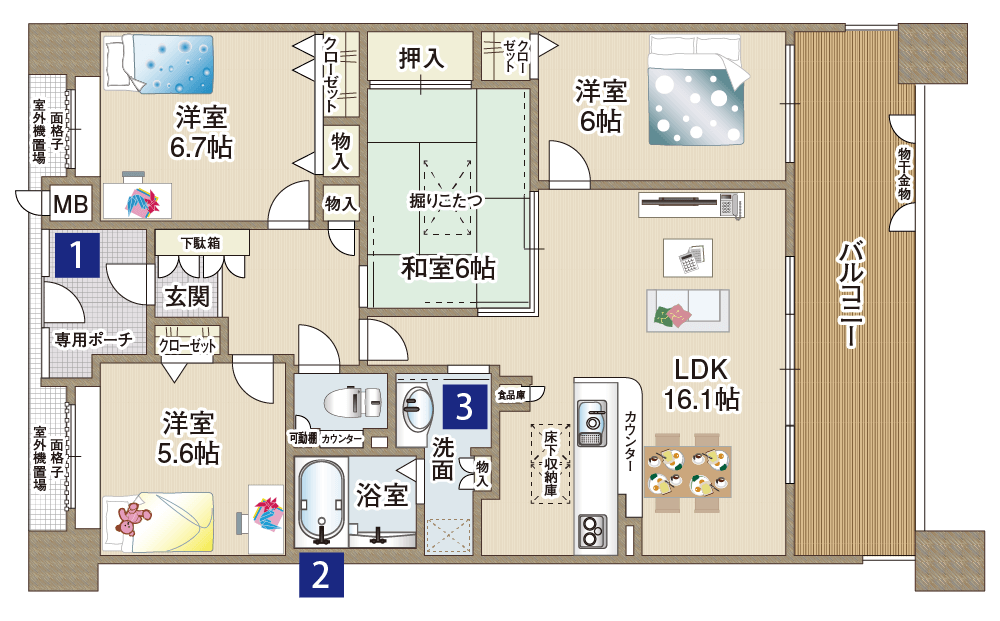 間取